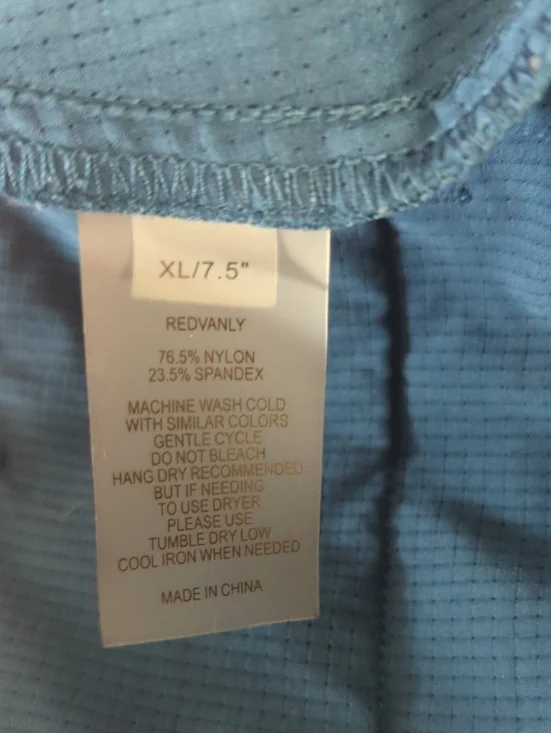 REDVANLY Varick Pull-On Men's Golf Shorts Admiral (Dark Teal Blue)XL 7.5" Inseam - Picture 5 of 7